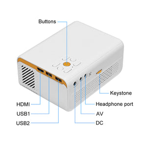 Porto Plus™ - HDMI Portable Mini Movie Projector