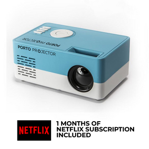 Porto Projector™ - HDMI Portable Mini Projector + NETFLIX Bundle